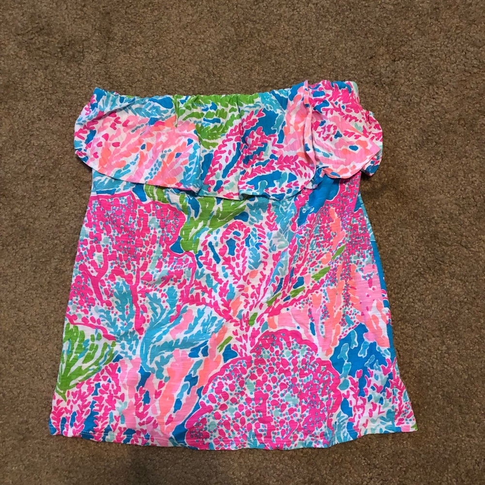 Lilly Pulitzer Strapless Top